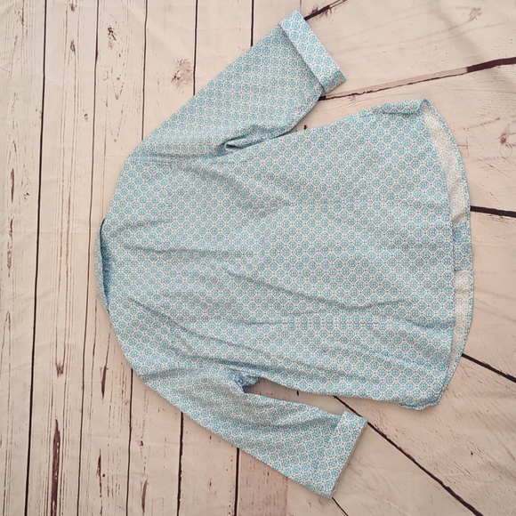 Orvis wrinkle resistant cotton button up shirt top, women size 10 - Picture 9 of 10